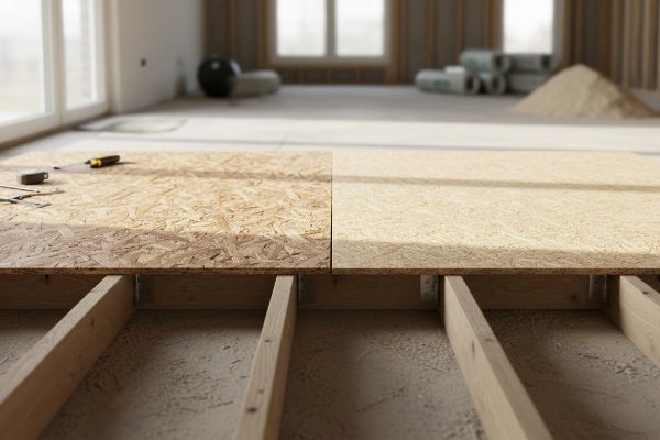 difference entre panneau OSB et aggloméré pour rénovation de plancher