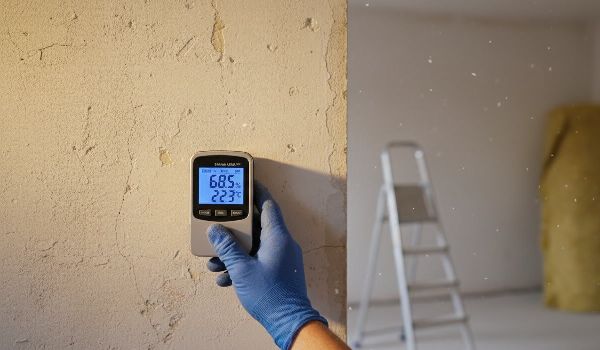 veirifcation humidité mur toile de verre laisse respirer le mur